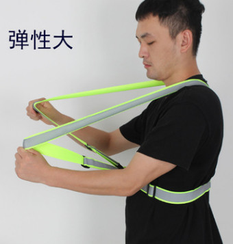 佳护 松紧款反光背心织带交通反光衣安全服骑行汽车反光背带马甲图3
