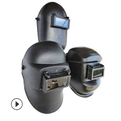 法式自动变光电焊面罩氩弧焊气保焊工防护头戴式可调节电焊面罩