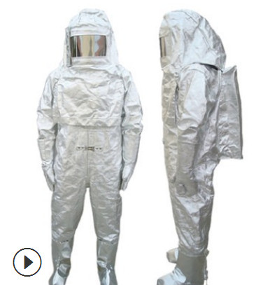 铝箔隔热服 耐高温防护服 高温阻燃隔热服 带背囊隔热服 厂家图2