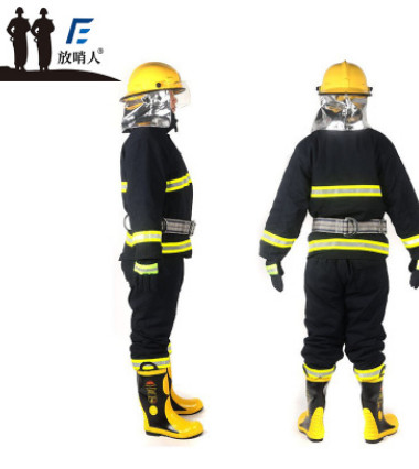 厂家现货供应红色消防轻型重型防护服简易防化服 连体型防化服图2