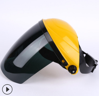 厂家直销耐高温氩弧焊焊接面罩 透明有机玻璃防护面罩电焊面罩