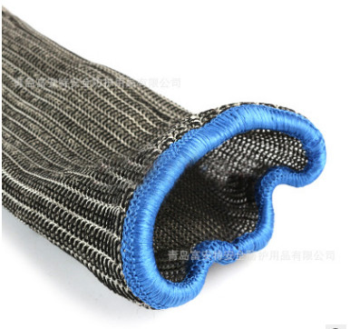 33cm加长防切割5级不锈钢钢丝金属手套加强防割劳保钢丝防割手套图3