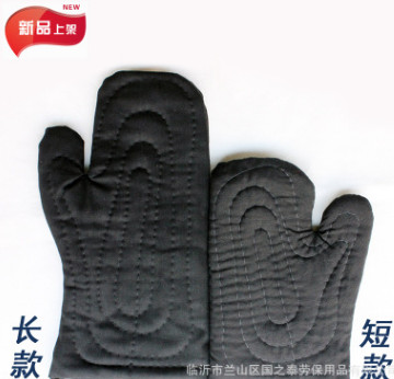 短棉巴掌隔热防护棉手套 耐高温棉巴掌 烤箱防烫棉手焖子棉二指工图3