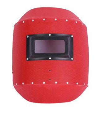 厂家直销1.5防水耐压面罩手持式电焊面罩红钢纸手持面罩电焊面具
