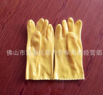 正品28CM升级板友合浸塑手套,耐磨防滑 ,浸胶,浸塑乳胶手套图3