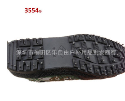 3554数码林地高腰作训鞋解放鞋男胶鞋户外训练登山徒步鞋图2
