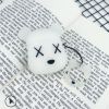 潮牌KAWS暴力熊保护套 苹果蓝牙耳机盒小熊指环扣Airpods1/2适用
