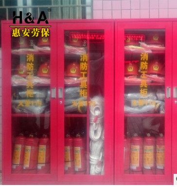 深圳微型消防站消防装备展示柜组合式消防应急工具箱可定制尺寸图2
