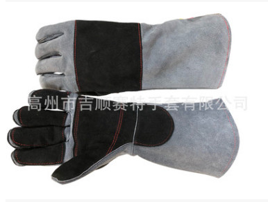 皮革电焊劳保手套 非一次性工业防滑耐磨保暖厂价供应吉顺赛特图2