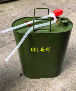 50升汽油桶柴油桶铁皮油桶备用油箱 50L圆桶立式油桶加厚型便携式图3