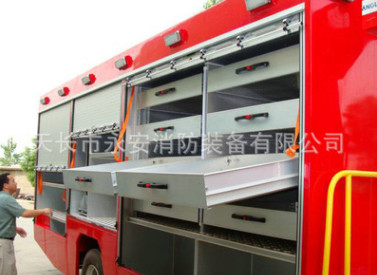 厂家推荐消防汽车专用设备车载铝合金平面托车 车载平面托车图3