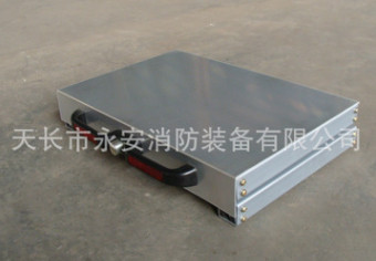 厂家推荐消防汽车专用设备车载铝合金平面托车 车载平面托车图2