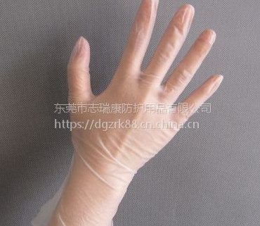 东莞一次性PVC手套厂家批发 志瑞康防静电PVC手套