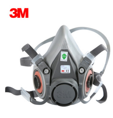 3M6200防护半面具面罩有害气体化工灰尘甲醛工业喷漆防护面具主体图2