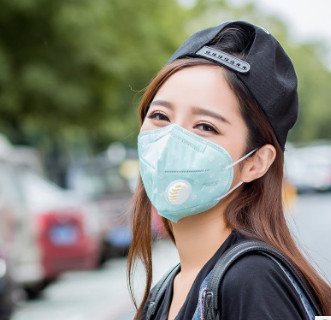 霾立净呼吸阀口罩PM2.5防尘防雾霾防花粉N95防护口罩三枚装图2