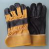 电焊皮手套 家私短皮电焊手套 耐高温 黄色劳保防护手套