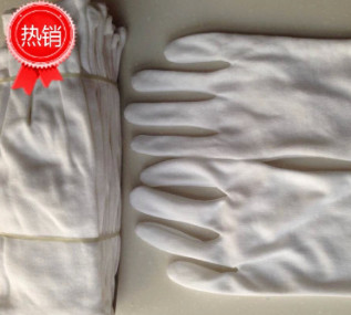 长期加工 全棉加厚棉毛手套 工业棉毛防滑作业手套 无尘作业手套图3