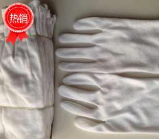 长期加工 全棉加厚棉毛手套 工业棉毛防滑作业手套 无尘作业手套图2