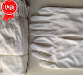 长期加工 全棉加厚棉毛手套 工业棉毛防滑作业手套 无尘作业手套