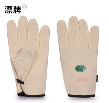 漂牌2018年新款BS-09厂家批发纯棉结实耐磨布手套冶炼工矿专用