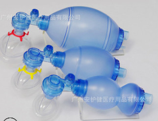 医用救生器材cpr mask 人工呼吸复苏球囊 救护车配置人工呼吸面罩图2