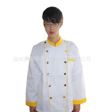 供应 厨师服套装 (酒店制服) 做工精细 质量上乘