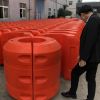 上海拦污筒 北京拦河浮筒 拦油拦污塑料桶 反光浮筒拦污