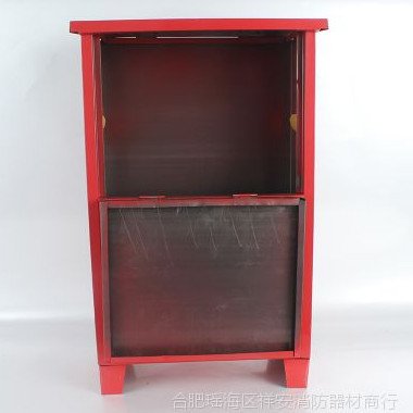 铝门灭火箱 灭火器箱 红色铝门灭火箱 灭火器材 消防器材 优质图2
