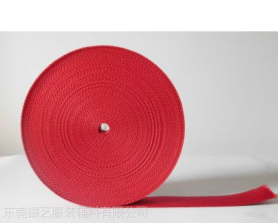 【银艺织带】红色尼龙66织带 质量好 重量轻 单面斜纹 纹路精美清晰图3