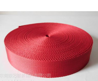 【银艺织带】红色尼龙66织带 质量好 重量轻 单面斜纹 纹路精美清晰图2