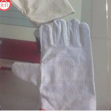 供应 白半衬 红边 劳保手套 欢迎订购