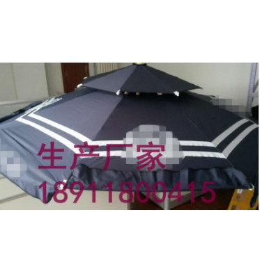 双层遮阳伞 抗风遮阳伞 双层伞 岗伞 遮阳伞厂家图2