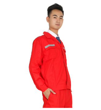 春秋纯棉工作服套装男电焊工装防烫焊工劳保服长袖车间工厂服定制图2