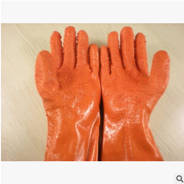 正品东亚807止滑手套 耐油耐酸碱 耐磨工业劳保手套 乳胶防滑手套