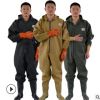 厂家批发pvc全身下水裤捕鱼抓鱼挖藕服加厚涉水裤防水连体钓鱼裤