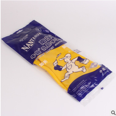 正品南洋牛筋乳胶手套 橡胶手套家用厨房 加厚乳胶手套批发图2