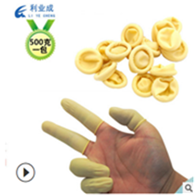 厂家直销 米黄色防静电手指套 无尘无粉防护一次性乳胶手指套橡胶 产品认证  举报 本产品采购属于商业贸易行为图2