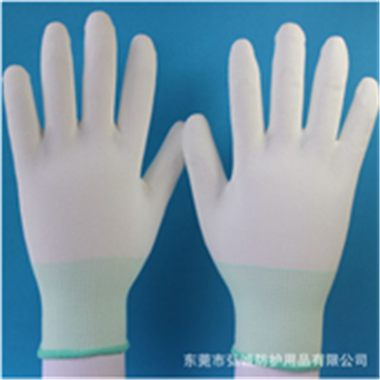厂家批发针织尼龙涂掌手套 涤纶涂掌 防滑手套 耐高温劳保手套CL图2