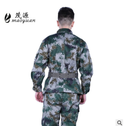 厂家供应07军训服迷彩训练服套装 户外运动劳保工作服现货批发图3
