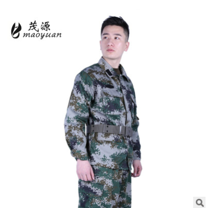 厂家供应07军训服迷彩训练服套装 户外运动劳保工作服现货批发图2