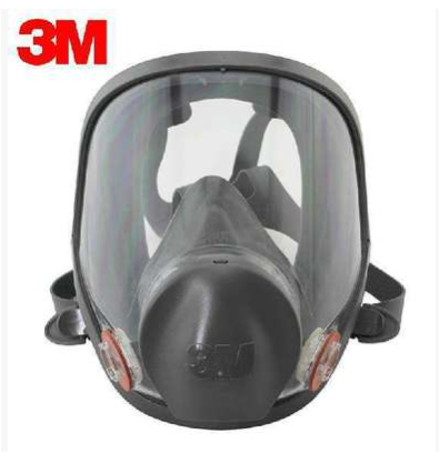 3M6800实用型全面罩 美国进口防毒面具 配合滤毒盒可防各种毒气图2