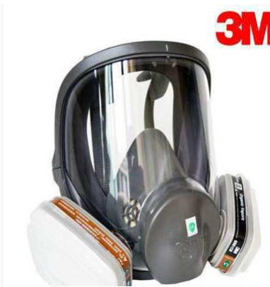 3M6800实用型全面罩 美国进口防毒面具 配合滤毒盒可防各种毒气图3