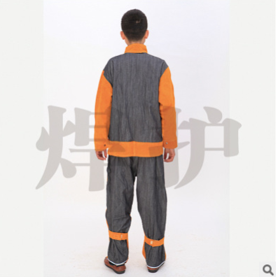 可定制牛皮电焊防护服 焊接工作服 氩弧焊焊衣工作服 直销焊工服图2