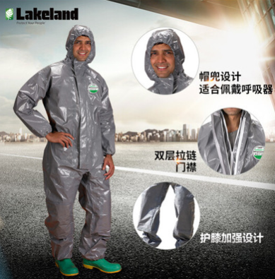 雷克兰CT3S428防毒消防轻型防化服 传染性细菌防护服喷漆服图3
