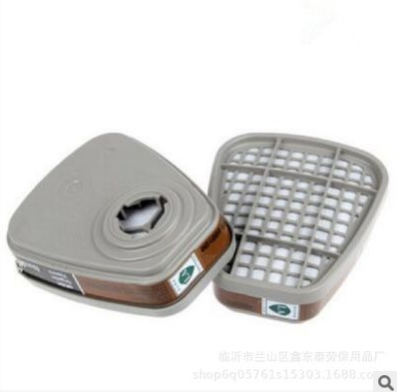 6001CN滤毒盒 活性碳喷漆6200 7502 6800防毒面具配件厂价直销图2