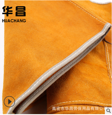 厂家牛皮反穿衣耐磨耐高温牛皮焊工服牛皮电焊围裙连体焊工反穿衣图3