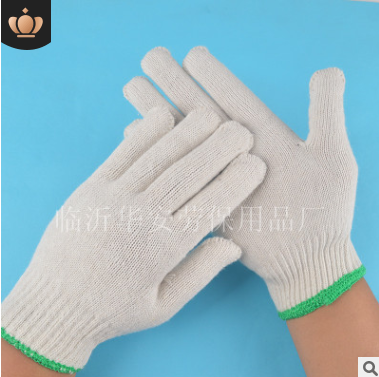 厂家直销加密棉纱耐磨劳保手套 便宜纱线手套 维修劳保线手套500g