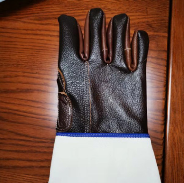 现货直销长款电焊手套手部安全防护手套轻便耐磨防烫焊工电焊手套