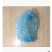 蓝白色一次性无纺布条形帽条形帽批发防尘网浴帽厂家定制男女图2