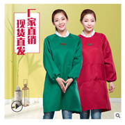 围裙定制logo 防污防尘工作服装男女工厂车间围裙彩色反穿衣防油图2